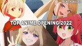 My Top Anime Openings 2022
