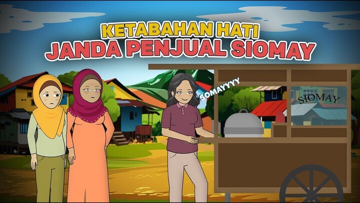 Ketabahan Hati Janda Penjual Somay  Jadi Omongan Ibu Ibu Karena Suaminya Cacat