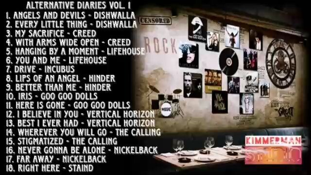 Alternative Rock Compilation Vol. 1 - Dishwalla; Incubus; Creed; The Calling