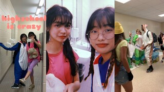 Crazy Highschool Vlog 😳crazy Halloween, Popeyes sandwich, daily life of a highschool senior 📗