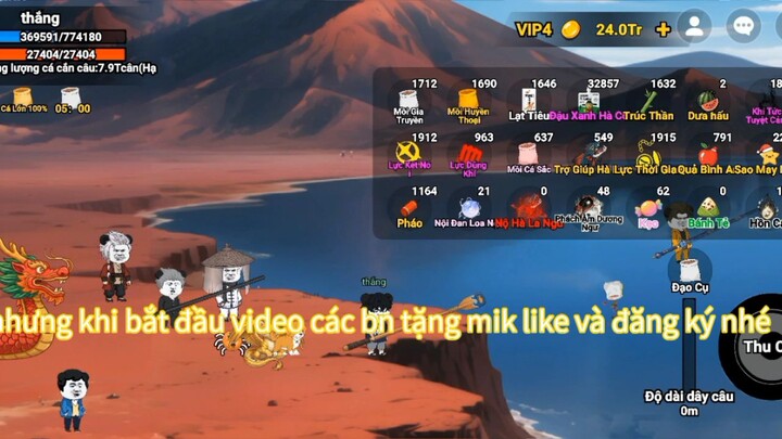 hướng dẫn cách câu xích tiêu chu tước cực dễ #BuildaGame#约魂#35786233