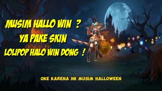 Nakutin musuh Pakai skin Loli Halloween-Mobile Legends