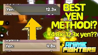 BEST WAY TO FARM YEN FAST! +FREE YEN BOOST IN ANIME FIGHTER SIMULATOR!