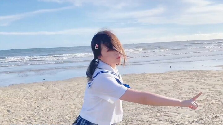 Beach swimsuit JK home dance ☁️ "Touch the Sky" cover