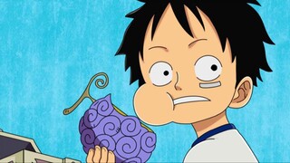 Pada usia berapa luffy memakan buah iblis?