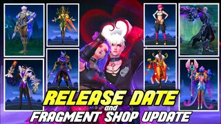 TANGGAL RILIS 10 SKIN BARU & UPDATE FRAGMENT SHOP | Mobile Legends #WhatsNEXT Eps.47