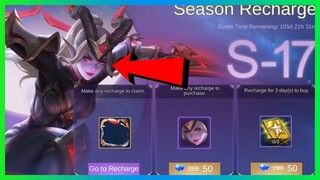 KARINA NEW SKIN BLOOD MOON S17 RECHARGE EVENT 🟢 MLBB