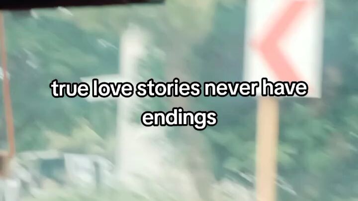 true love stories never have endings