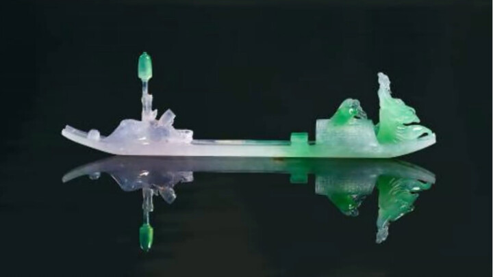 How should we design the ring-shaped jade material after making bracelets?