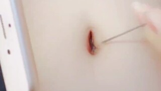 Umbilical core close-up