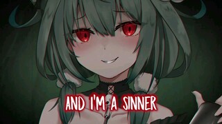 Nightcore ~THE SAINT AND THE SINNER (Lyrics)