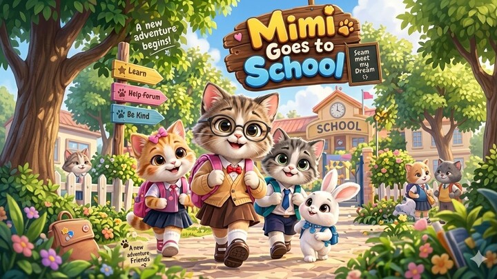Mimi goes back to school