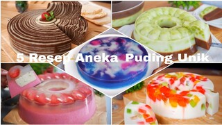 ANEKA PUDING UNIK ! 5 RESEP DAN CARA MEMBUAT ANEKA PUDING UNIK