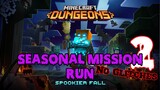 Spookier Fall Event Run, Very Scary Run, Haunted by Night Mode, Almost GG!! Minecraft Dungeons