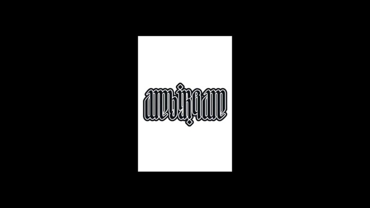 Ambigram x ambigram