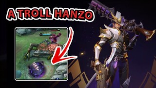 When There's A Troll Sidelane Hanzo Stealing Buff | Mobile Legends