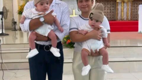 A day of love, prayers, and new beginnings. We’re so excited to share the Baptism of our twin boys w