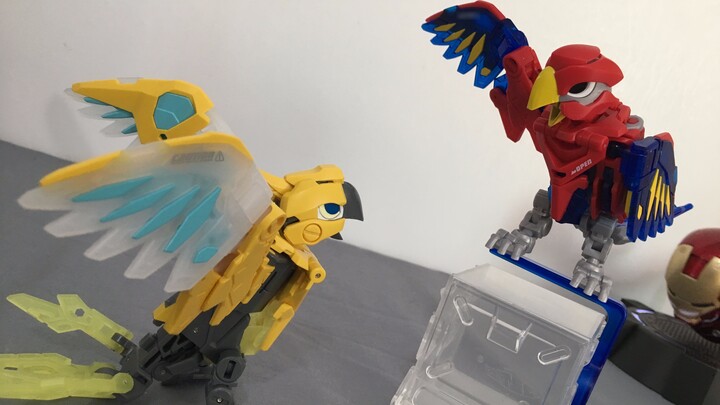Can your bird transform? 52toys Beast Box Parrot Review Uncle Mo's Toys 58 Echo Explosion Hand Rumbl