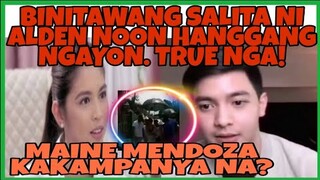 WHAT? MAINE NAKA LEAVE PARA MANGAMPANYA KAYA WALA SA EB | PAHAYAG NI ALDEN ALAMIN