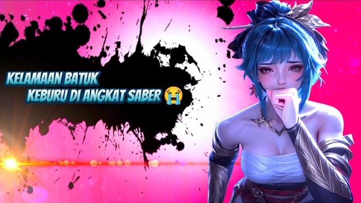 Kelamaan batuk keburu di angkat saber 🗿 ~MLBB KOCAK MOMENT 😂