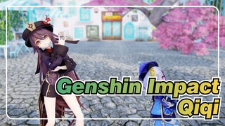 [Genshin Impact] When Sun Comes Out, I Bask In The Sun| When Qiqi Comes Out, I Bask Qiqi