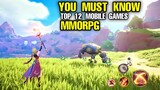 Top 12 Best MMORPG games mobile | Best game MMORPG Free to Play games for Android iOS