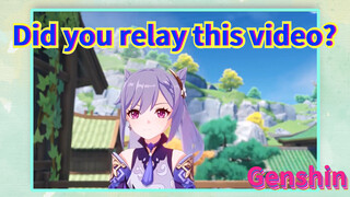 Did you relay this video?