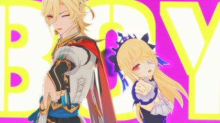 【原神MMD】纯路人，请问这俩人是姐弟吗？//ロキ ROKI