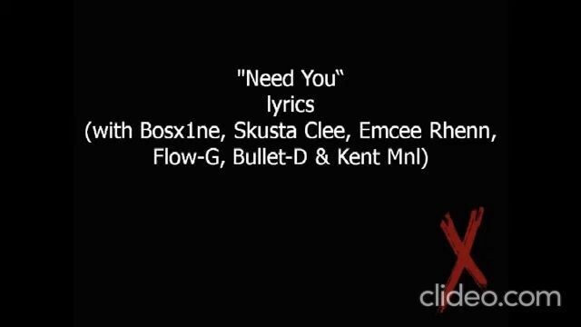 Need You - Ex Battalion (slowed to imperfection) (Lyric Video)