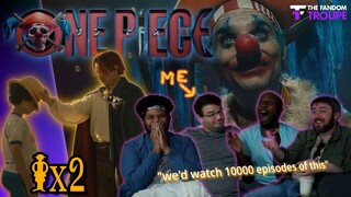CONVERTING friends into STRAWHATS! Blind Reaction to One Piece Live Action 1x2