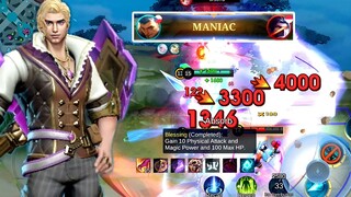 Fredrinn Maniac Fredrinn Hyper Gameplay 2024 | solo rank mlbb