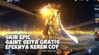 EFEKNYA TEBEL SEGAMPANG INI BUAT DPT SKIN SAINT SEIYA GRATIS! HONOR OF KINGS