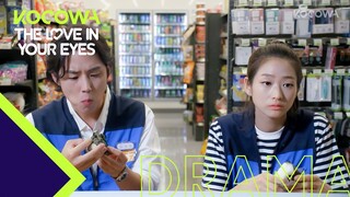 Bae Nu Ri teaches Baek Sung Hyun how to eat gimbap properly  l The Love in Your Eyes Ep 5 [ENG SUB]