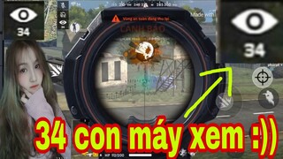 Ganena Free Fire - Ngân Kaito Lỗi Games Lần Đầu Mới Gặp 34 Con Máy Xem Trong 1 Trận Quá Ảo...