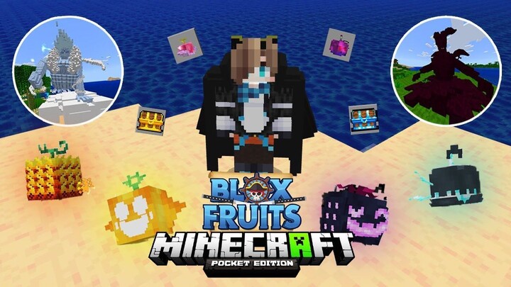 รีวิวแอดออน "Bloxfruit ผลปีศาจสุดเจ๋ง" ใน Minecraft มือถือ?🔥 (One Piece) | Minecraft รีวิว Addon