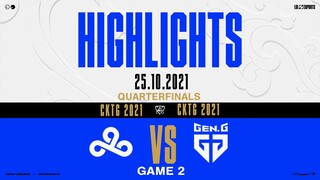 Highlights GEN vs C9 [Game 2][Vòng Tứ Kết][CKTG 2021][25.10.2021]