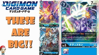 New Level 6 Digimon Revealed! So Many Extra Attacks! 1st Thetismon! (Digimon TCG News)