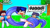 APHMAU BITTEN by an ANGRY SNAKE In Minecraft  360° !
