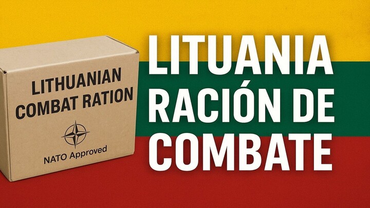 COMIDA MILITAR LITUANIA MENU Nº6