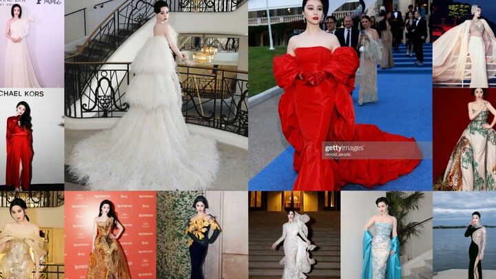 Fan Bingbing at the Cannes Film Festival: fourteen looks in ten days—this is the ultimate display of