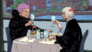 Did the one-eyed cat forget about these two people?