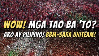 DRONE SHOTS: BBM-SARA RALLY | NAKAKAIYAK! AKO AY PILIPINO | BONGBONG MARCOS | SARA DUTERTE | UNITEAM