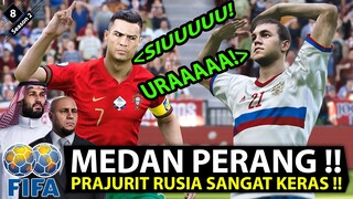 EPISODE 8 | RONALDO SIUUUUU !! RUSIA URAAAAA !! CARLOS DAN PORTUGAL DI MEDAN PERANG SEBENARNYA !!