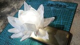 (DIY) การสอนพับกระดาษเป็นรูป กระดาษหนึ่งใบพับดอกบัวหนึ่งดอก