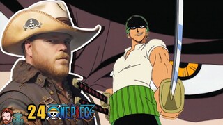 ANIME MIHAWK IS INCREDIBLE | NEW ONE PIECE FAN EPISODE 24 ANIME REACTION