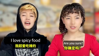 Ketika teman asingmu bersikeras mengatakan dia bisa makan pedas
