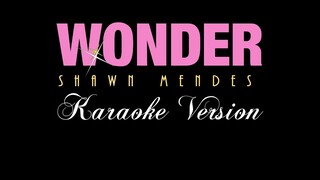 WONDER - Shawn Mendes (KARAOKE VERSION)