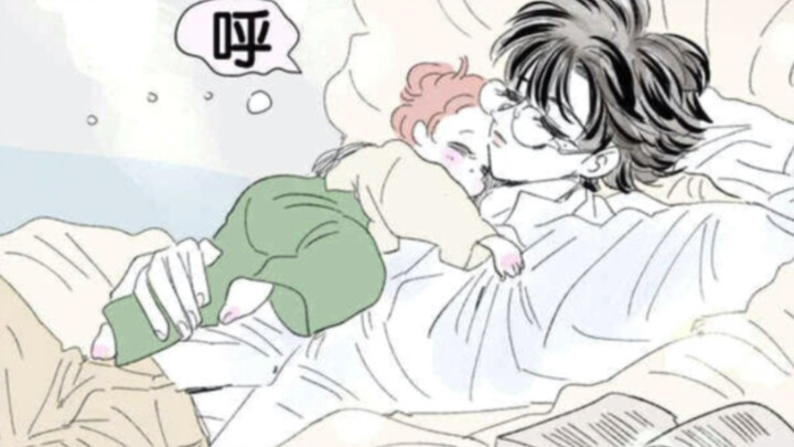 [Giving Birth | Male Pregnancy] The first baby is growing rapidly. Haoyan can already pick up his da