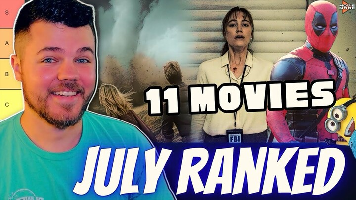 July 2024 Movies RANKED (Tier List)