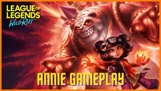 LOL WILD RIFT ANNIE GAMEPLAY